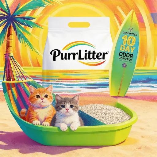 Lunovique® Dust-Free Odor-Vanishing Clumping Cat Litter – Your Cat’s 5-Star Spa Bathroom (And Your Ticket to a Stinky-Free Home!)