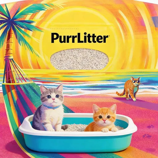 Lunovique® Kitty’s Cloud Royal Toilet Magic Clumping Cat Litter – Dust-Free, Odor-Vanishing, Paws-Approved Freshness for Your Fur Baby & Home
