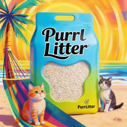 Lunovique® Odor-Banishing Cloud Clumping Cat Litter - Dust-Free Spa-Level Sand for Your Feline Royalty’s Private Loo | Non-Tracking Kitty Litter That Turns Chores Into a Breeze